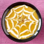 Halloween pompoensoep spin