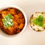 rode linzencurry met zoete aardappel