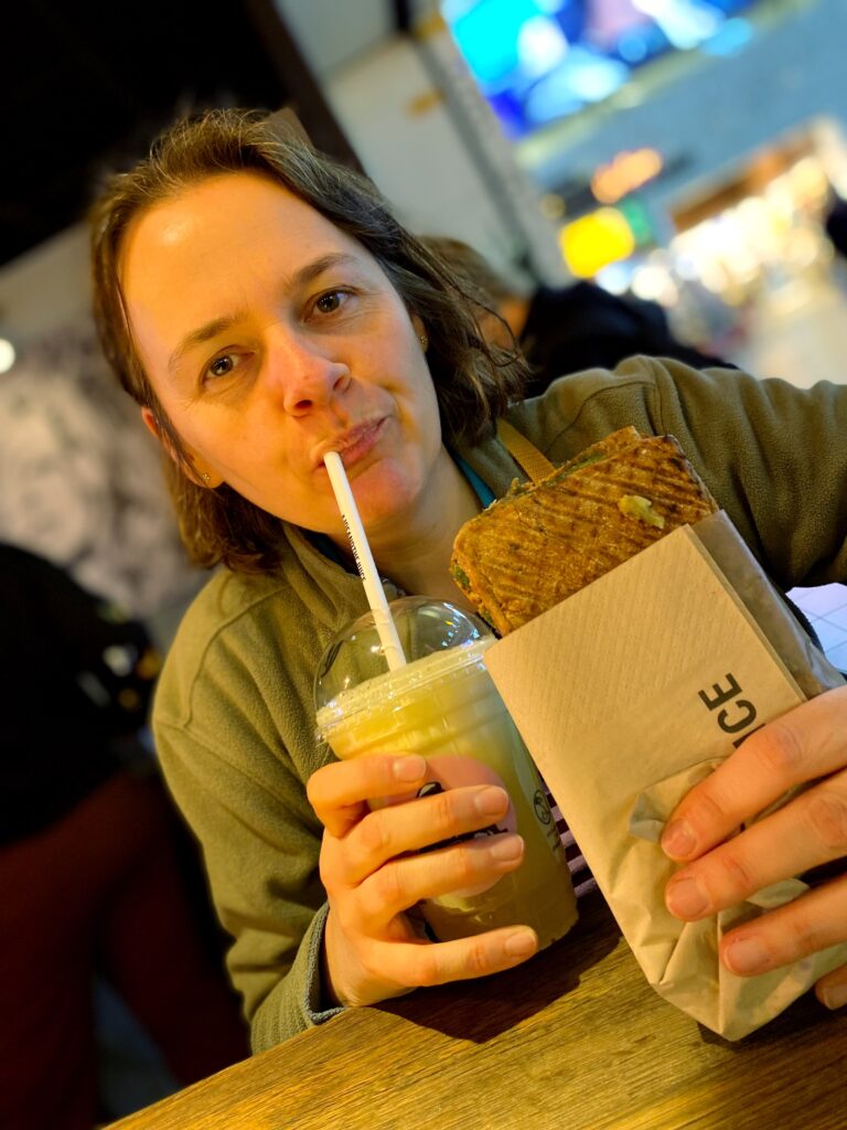 Joe & the Juice vegan avocado sandwich