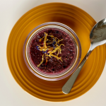 chiapudding met rode biet vegan