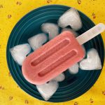 aardbei rabarber yoghurt ijs