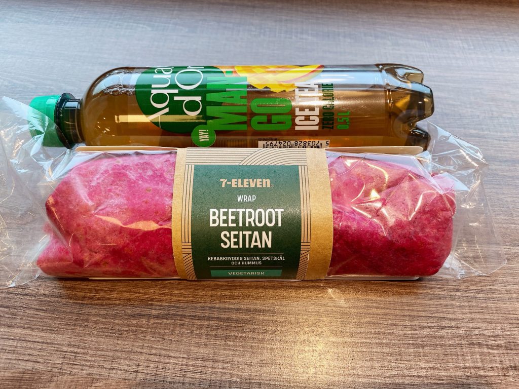 vegan eten in Stockholm 7-11 Arlanda