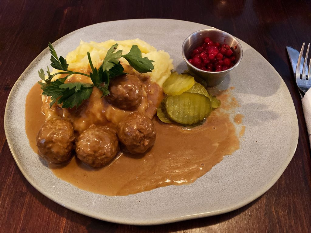 vegan eten in Stockholm Verte vegoballs
