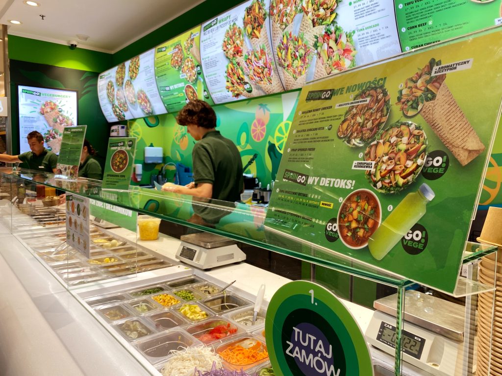 vegan restaurants in Warschau Springo!
