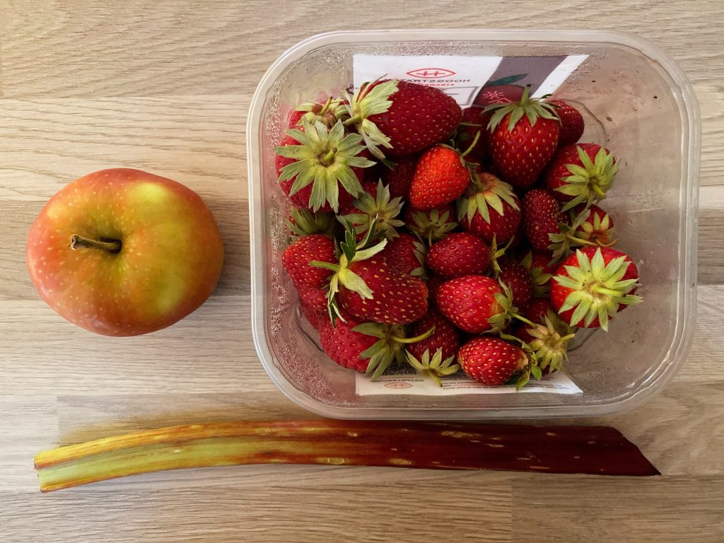 gezonde aardbeien ijsjes ingrediënten
