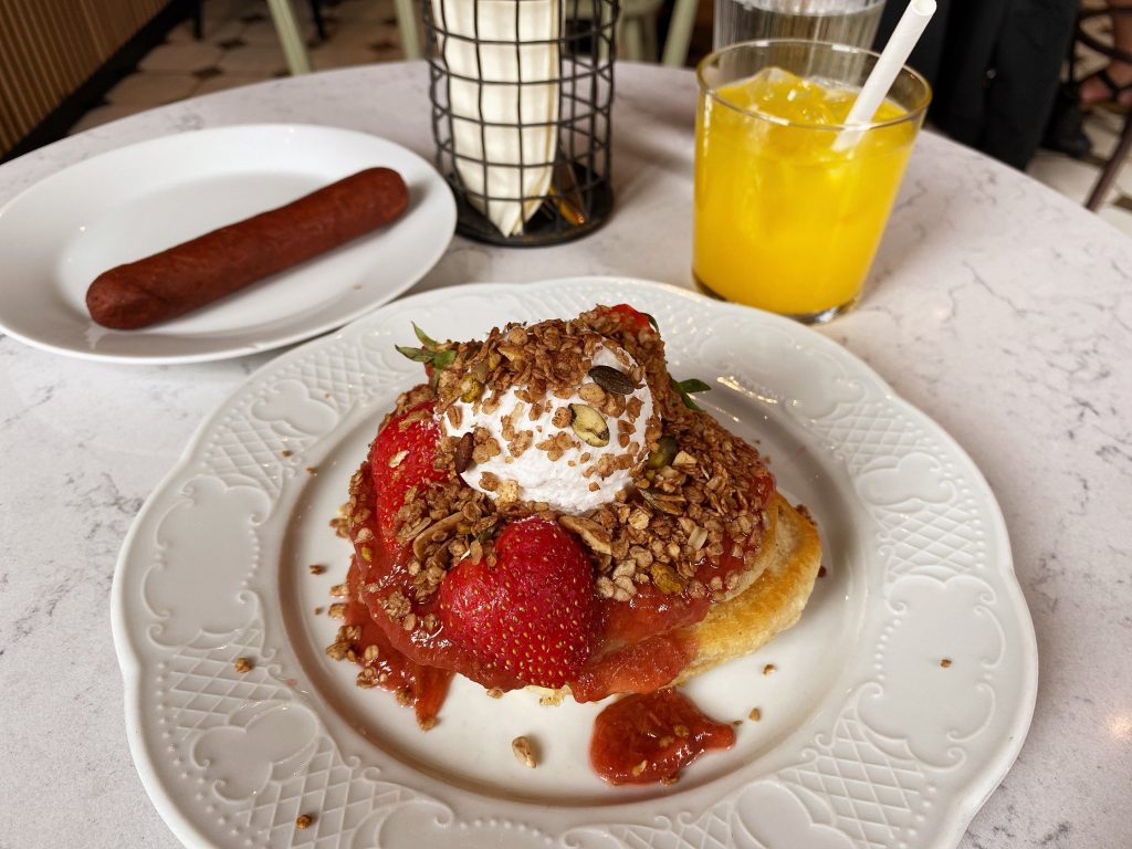 vegan eten in Göteborg pancakes worst Brunchoteket