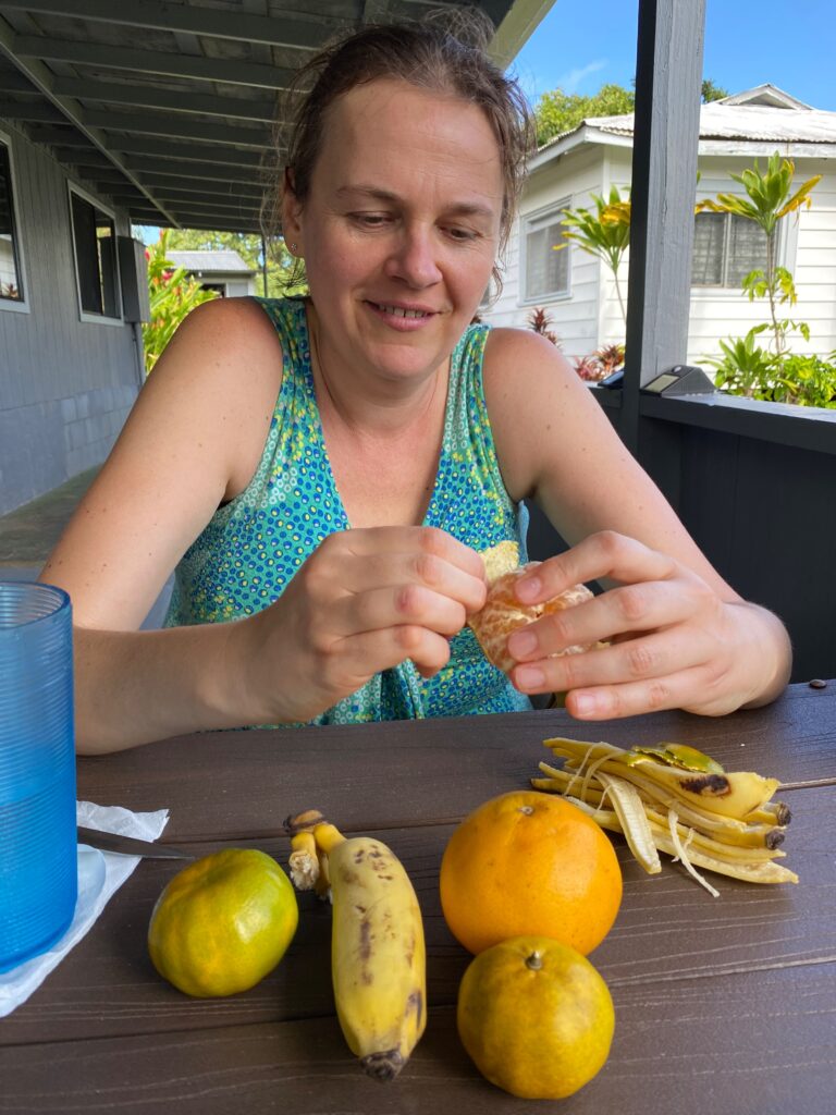 Road to Hana Airbnb fruit