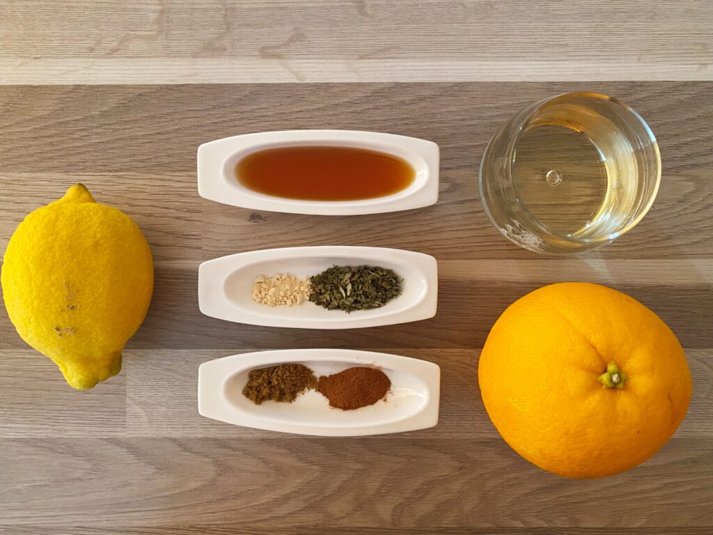 gezonde citrus dressing ingrediënten