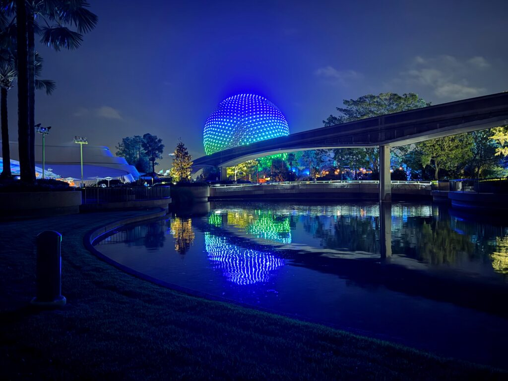 Epcot by night Walt Disney World