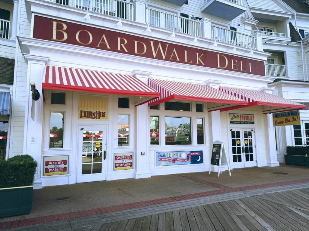 eten in Walt Disney World Hotels Boardwalk Deli