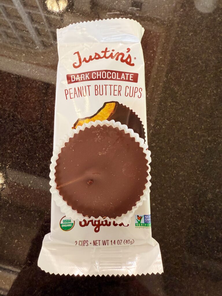 Justin's peanut butter cups vegan chocolade
