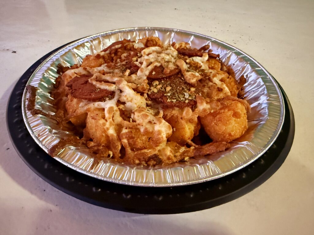 vegan in Universal Studios Green Eggs and Ham
